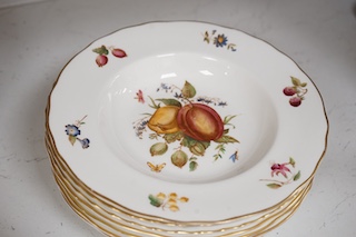 A Royal Worcester Delecta part dinner service. Condition - fair to good